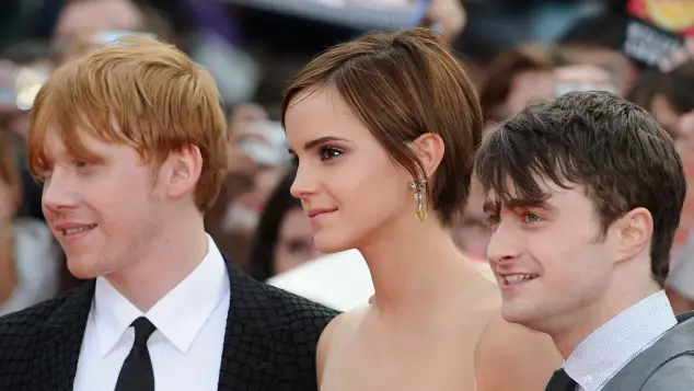 Rupert Grint, Emma Watson und Daniel Radcliffe