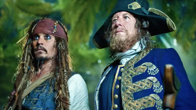 „Captain Jack Sparrow“ und „Captain Hector Barbossa“