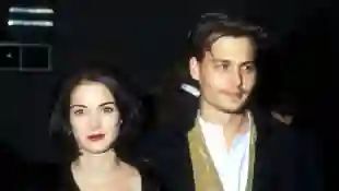 Winona Ryder und Johnny Depp bei der Premiere von Edward mit den Scherenhänden