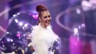 Oana Nechiti bei der ersten Show von „Deutschland sucht den Superstar“ am 6. April 2019