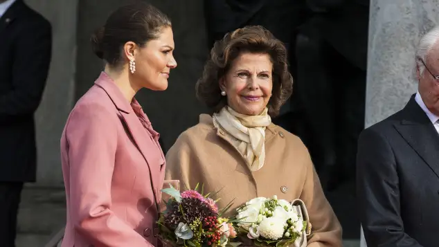 Prinzessin Victoria und Königin Silvia