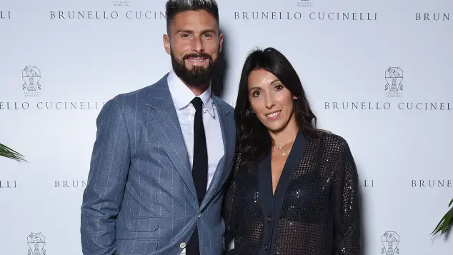 Olivier Giroud und seine Frau Jennifer