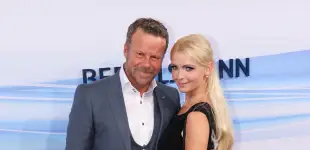 Jenke von Wilmsdorff und Mia Bergmann bei der Bertelsmann Party am 22. Juni 2017