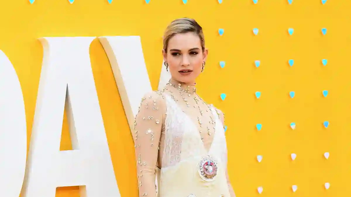Lily James Premiere Yesterday London