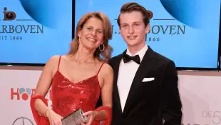 Katrin Müller Hohenstein und ihr Sohn Niklas
