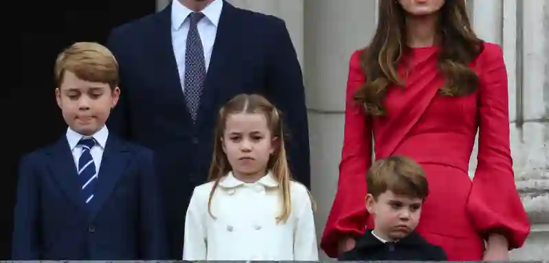 Prinz George Prinz William Prinzessin Charlotte Prinz Louis und Herzogin Kate Royals
