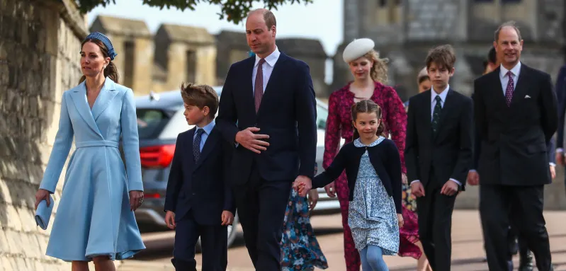 Die britischen Royals Herzogin Kate Prinz George Prinz William Prinzessin Charlotte