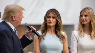 Donald Trump, Melania Trump und Ivanka Trump