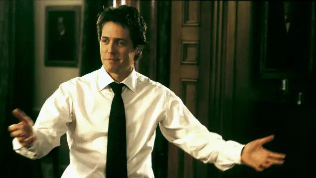 Hugh Grant in „Tatsächlich Liebe“