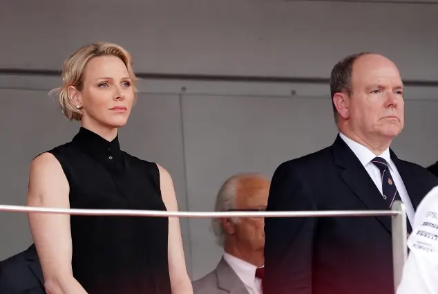 Fürstin Charlène von Monaco Fürst Albert II von Monaco Formel 1
