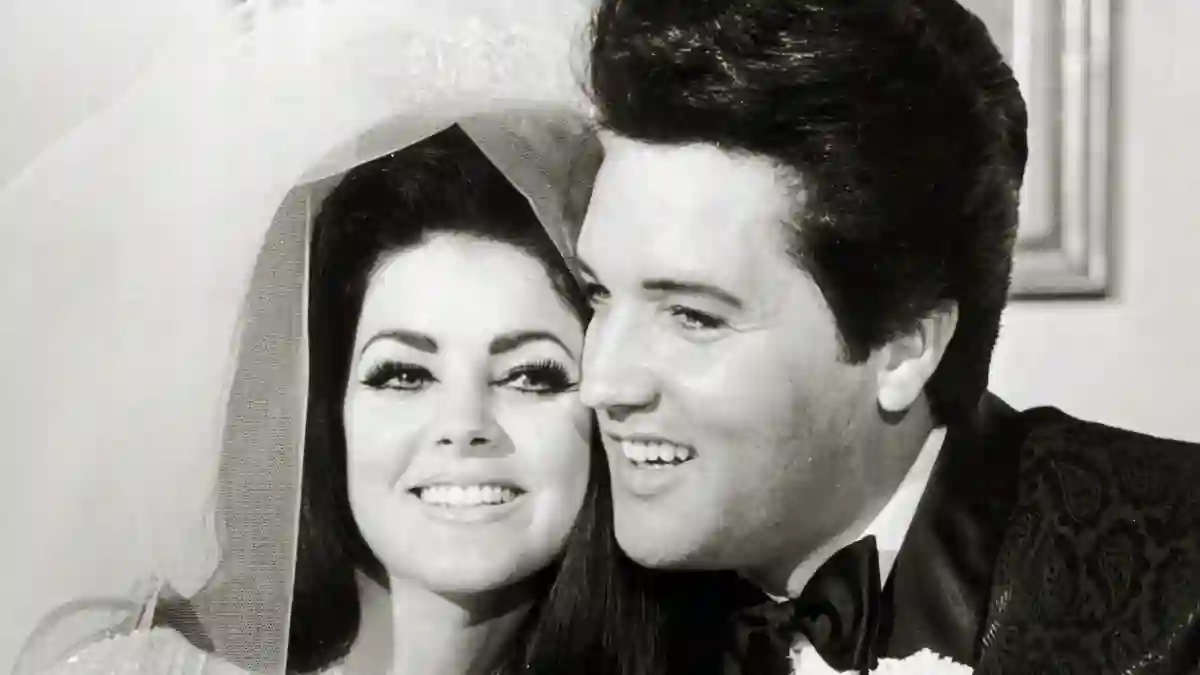 Priscilla Presley und Elvis Presley hochzeit