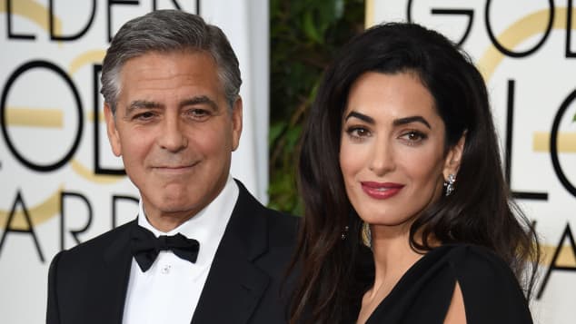 George Clooney und seine Frau Amal Clooney