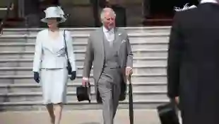 Prinzessin Anne und Prinz Charles bei einer Gartenparty im Buckingham Palace am 15. Mai 2019
