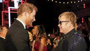 Prinz Harry und Elton John