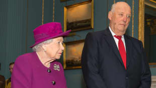 Königin Elisabeth II. und König Harald V