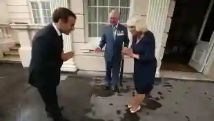 Emmanuel Macron, Prinz Charles und Herzogin Camilla