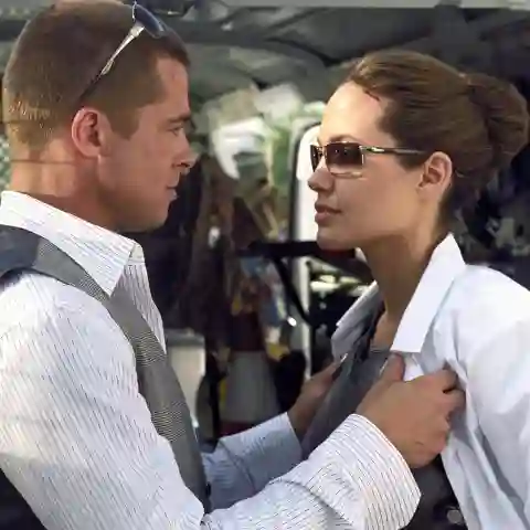 Brad Pitt und Angelina Jolie im Film „Mr. & Mrs. Smith“ 