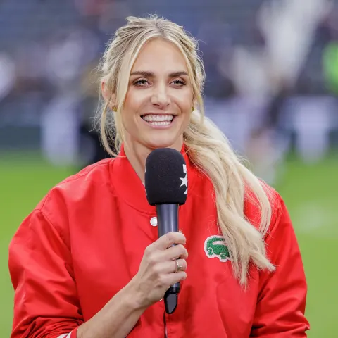 Anna Kraft bei einer Moderation