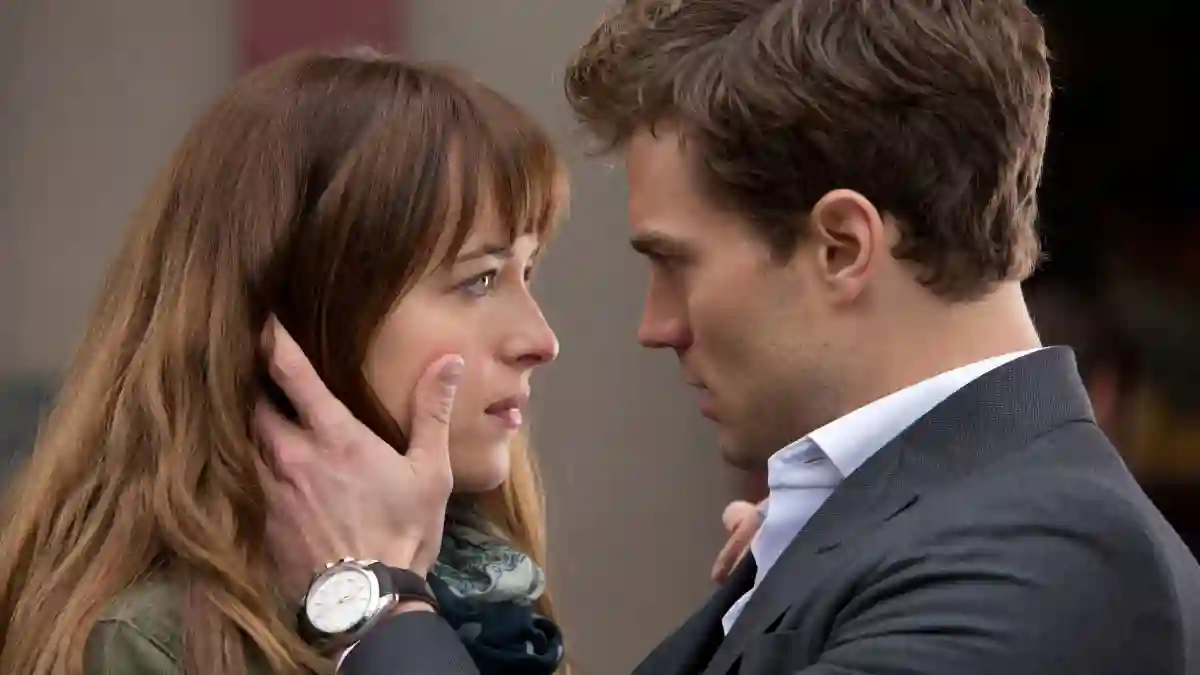 Dakota Johnson und Jamie Dornan in „Shades of Grey“