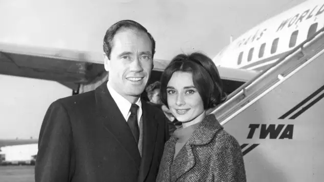 Mel Ferrer und Audrey Hepburn