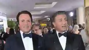 Frank Stallone und Sylvester Stallone bei den Golden Globe Awards 2017