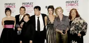 Der Cast von „Two and a Half Men“ am 10. Januar 2007