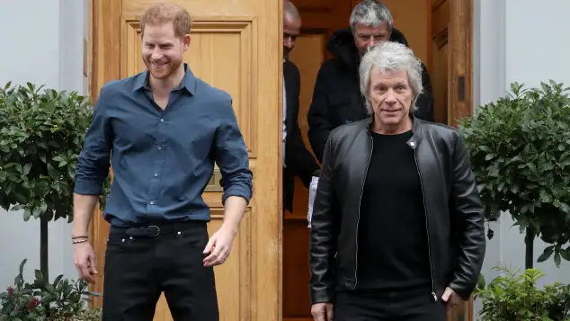 Prinz Harry und Bon Jovi 