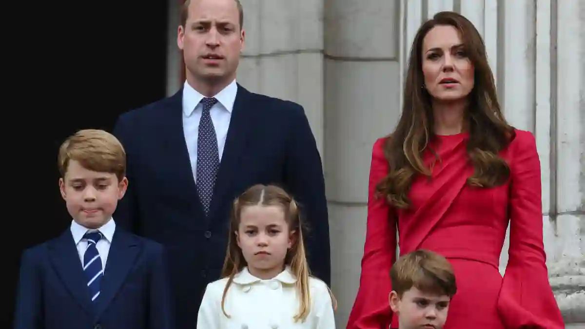Prinz George Prinz William Prinzessin Charlotte Prinz Louis und Herzogin Kate Royals