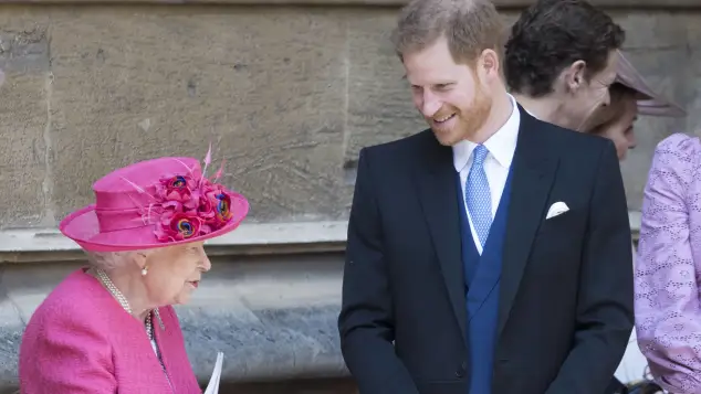 Queen Elizabeth und Prinz Harry