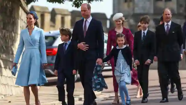 Die britischen Royals Herzogin Kate Prinz George Prinz William Prinzessin Charlotte