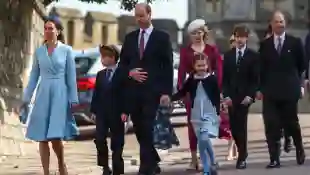 Die britischen Royals Herzogin Kate Prinz George Prinz William Prinzessin Charlotte