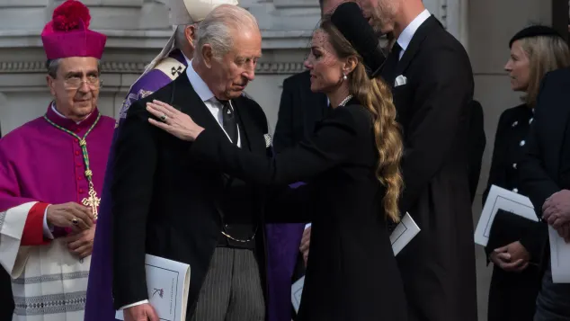 König Charles III und Prinzessin Kate