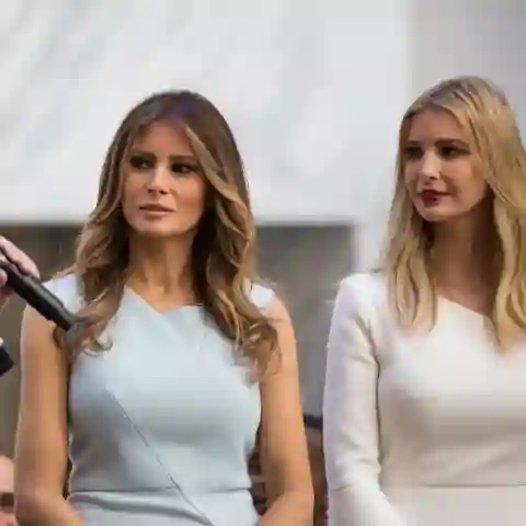 Donald Trump, Melania Trump und Ivanka Trump