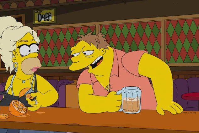 Barney die Simpsons