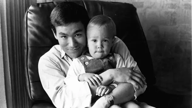 Bruce Lee und sein Sohn Brandon Lee