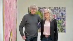 Ralf Dammasch und Nicole Peters bei einer Ausstellung 2023