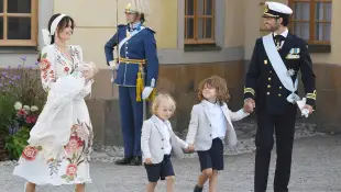 Prinzessin Sofia, Prinz Julian, Prinz Gabriel, Prinz Alexander und Carl Philip von Schweden