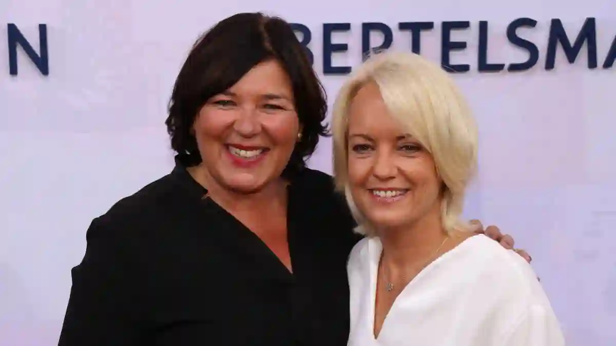 Vera Int-Veen und ihre Frau Christiane bei der Bertelsmann Party am 12. September 2019