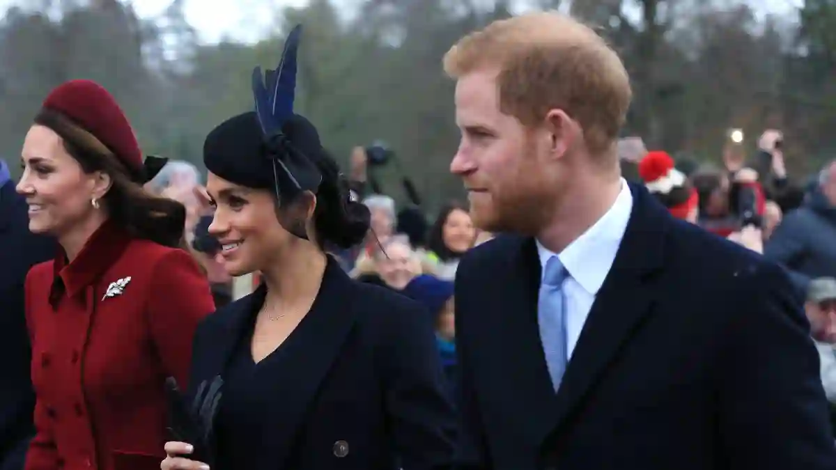 Königliche Familie Bilder glücklich vor Skandale Harry William Fehde Meghan Kate Charles