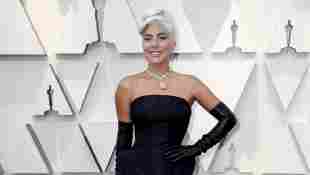 Lady Gaga Oscars Oscar Look Diamant gelber Diamant Kette