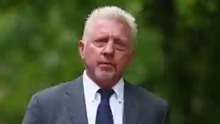 Boris Becker mit trauriger Miene im April 2022 in London.