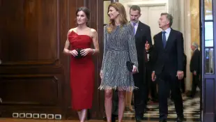 Königin Letizia von Spanien, Juliana Awada, König Felipe von Spanien, Mauricio Macri