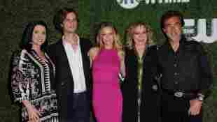 Paget Brewster, Matthew Gray Gubler, AJ Cook, Kirsten Vangsness, Joe Mantegna von „Criminal Minds“ bei der Showtime Summer TCA Party am 10. August 2016