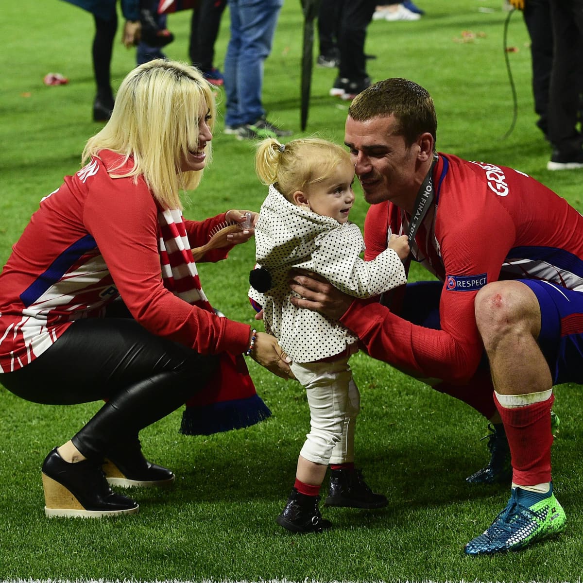 Frankreich Sturmer Antoine Griezmann Das Ist Seine Susse Familie