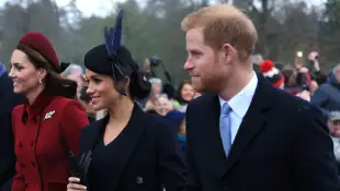 Königliche Familie Bilder glücklich vor Skandale Harry William Fehde Meghan Kate Charles