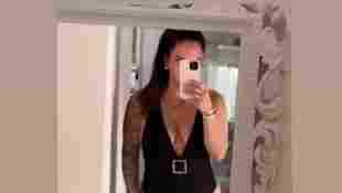 Danni Büchner Selfie im Badeanzug auf Instagram