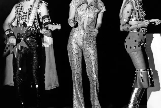 ABBA Die schwedische Popgruppe ABBA in der ZDF Starparade, Deutschland 1970er jahre. Swedish pop group ABBA at the ZDF