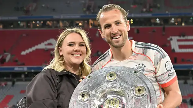 Katie Goodland und Harry Kane