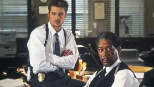 Brad Pitt und Morgan Freeman