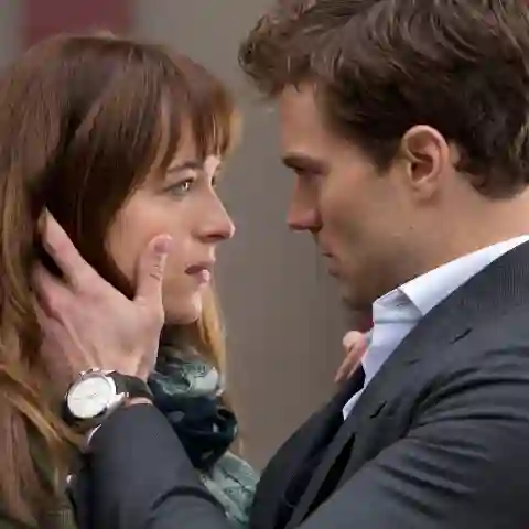 Dakota Johnson und Jamie Dornan in „Shades of Grey“